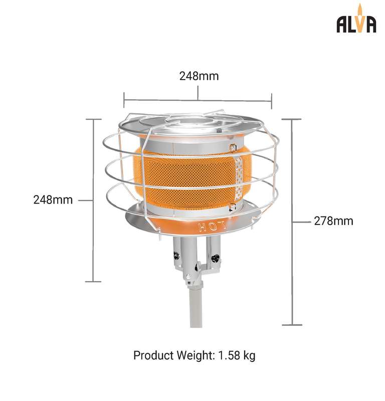 Extension Tube Tank Top Gas Heater