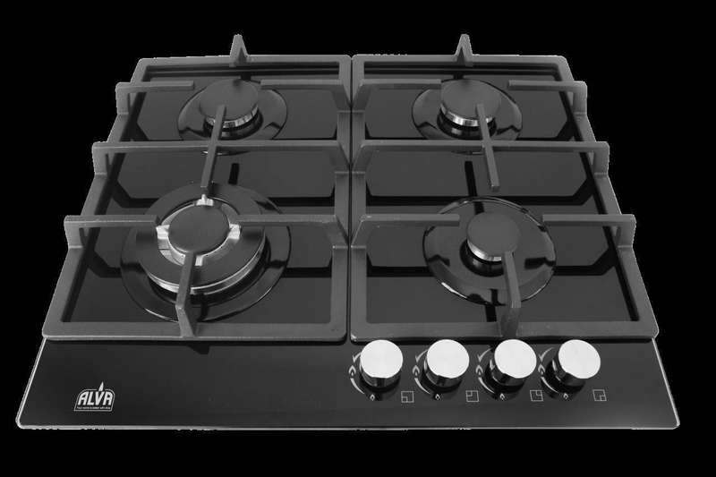Alva 60Cm 4-Burner Gas Hob - Glass Top