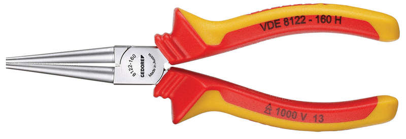 Plier Round Nose Gedore Vde #8122 160 Mm