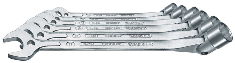 Spanner Gedore Swivel O/E Set 534/6 M