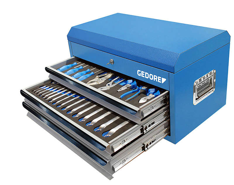 Tool Trolley W/Shop Gedore 1425/3 119 Pc