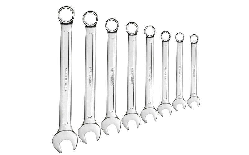 Spanner Ged Red Com Set 8 Pce 9 19 Mm
