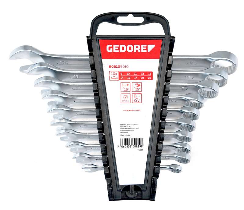 Spanner Set Gedore Red 10 Pce 8 22 Mm