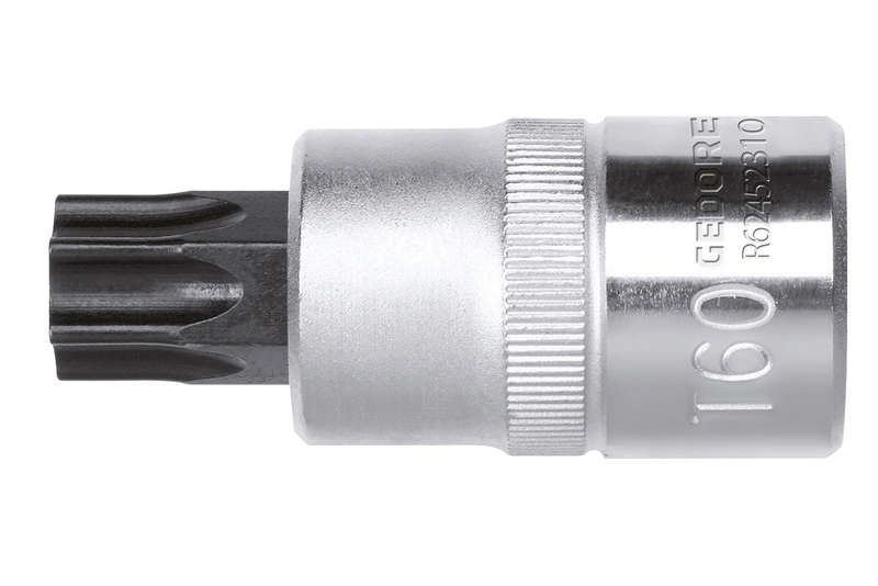 Socket Ged Red Driverbit1/2``Txt25 L.55 Mm