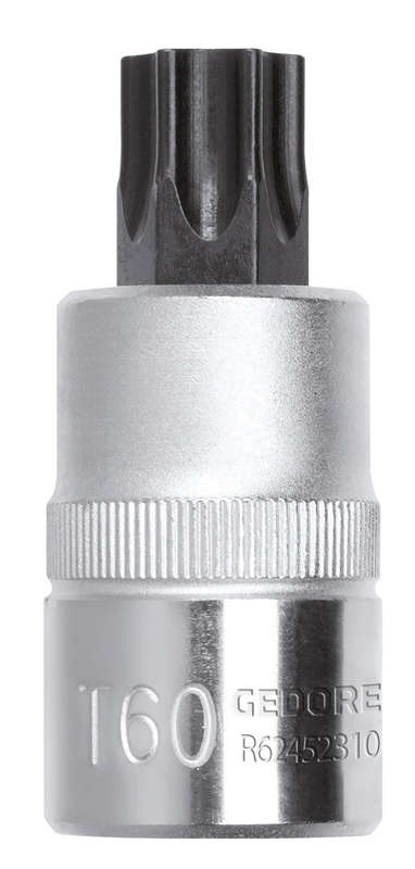 Socket Ged Red Driverbit1/2``Txt55 L.55 Mm