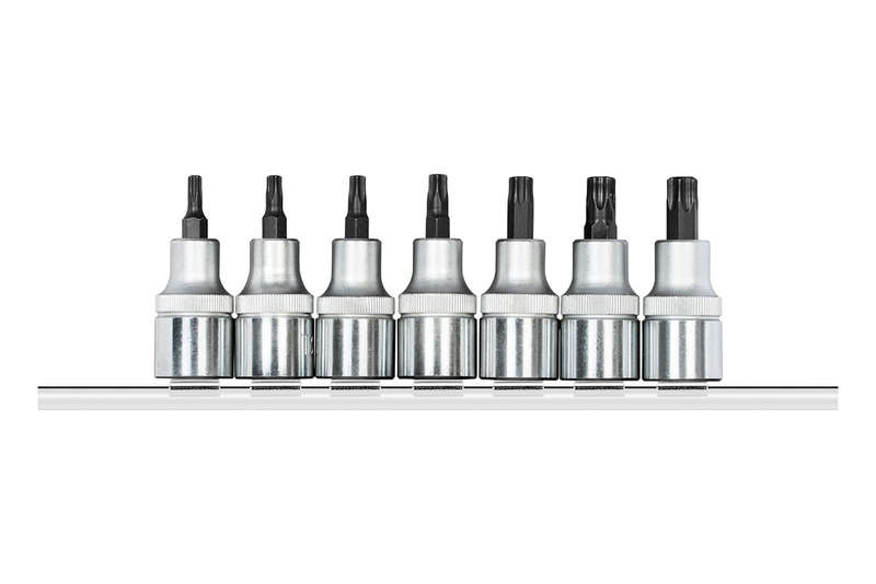 Socket Ged Red Set Torx 1/2`` 7 Pce