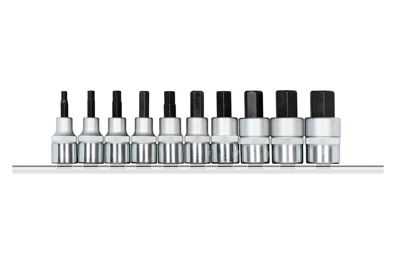 Allen Bit Socket Set Ged Red 1/2 10 Pce