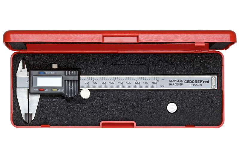 Caliper Ged Red Measuring Digit 153 Mm/``