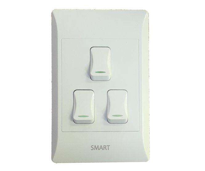 3 Lever 1 Way Light Switch Gf Sw S2031 Sm