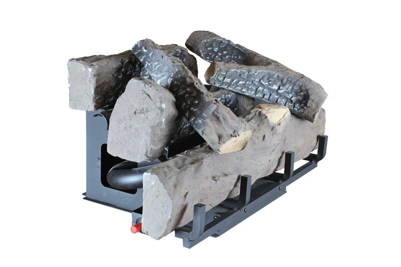Log Fireplace Gas Heater 520mm Wide