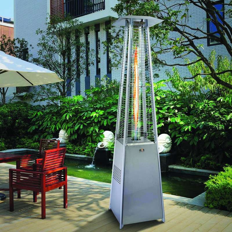 Alva Gas Patio Heater - Designer Quartz-Glass Style