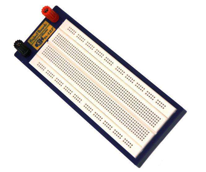 Breadboard 165x65 840 Holes Incl 2+/ Power Rails Gl 12 F *A*