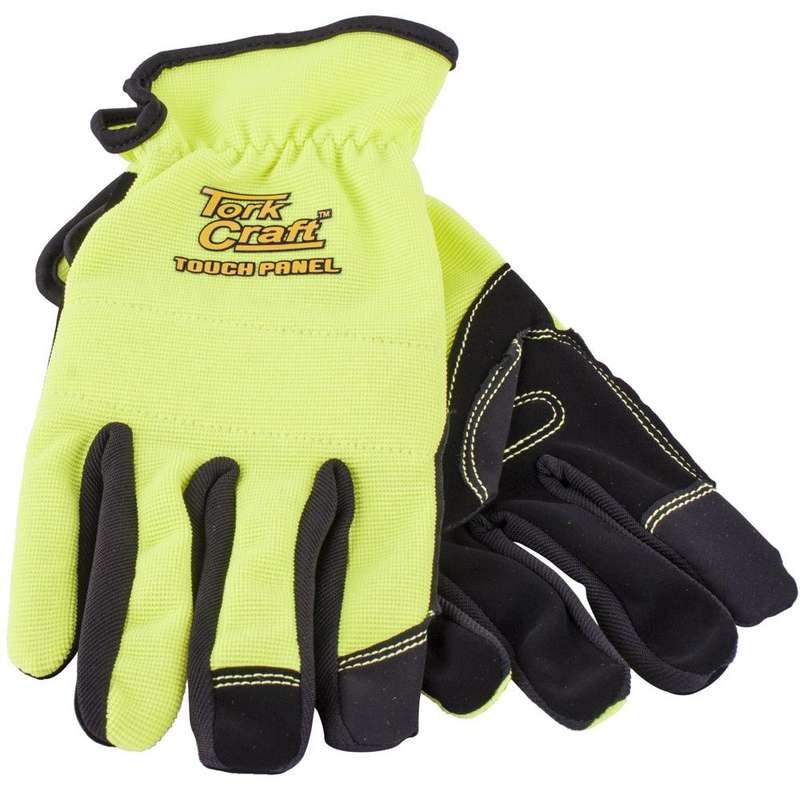 Glove Yellow X Large With Pu Palm Multi Purpose