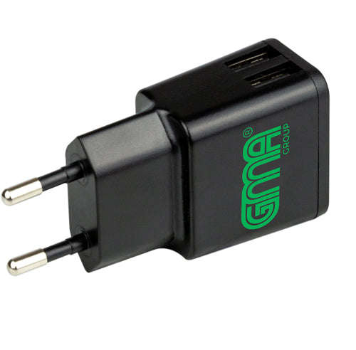 Gma Charger Dual Usb 2.4 A Black P/5