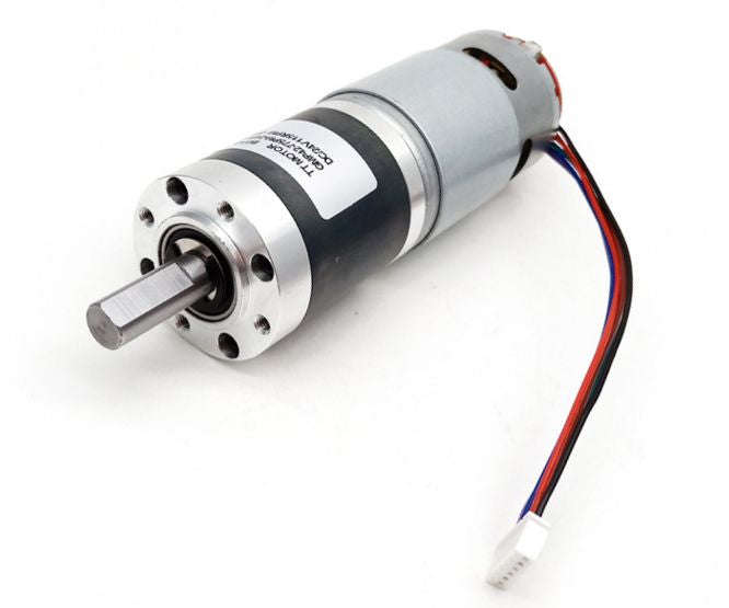 Geared Dc Brush Motor W/Encoder 24 V 1130 Rpm 2.8 Kg.Cm Gmp42 775 Pm 2460 4 En