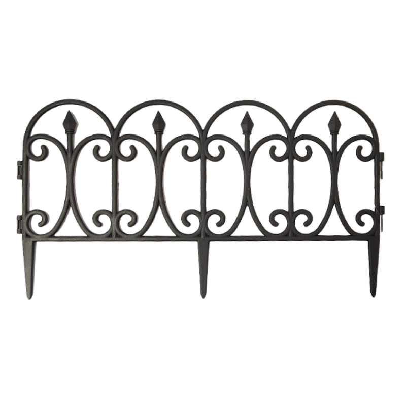 Plastic Garden Fence Curve