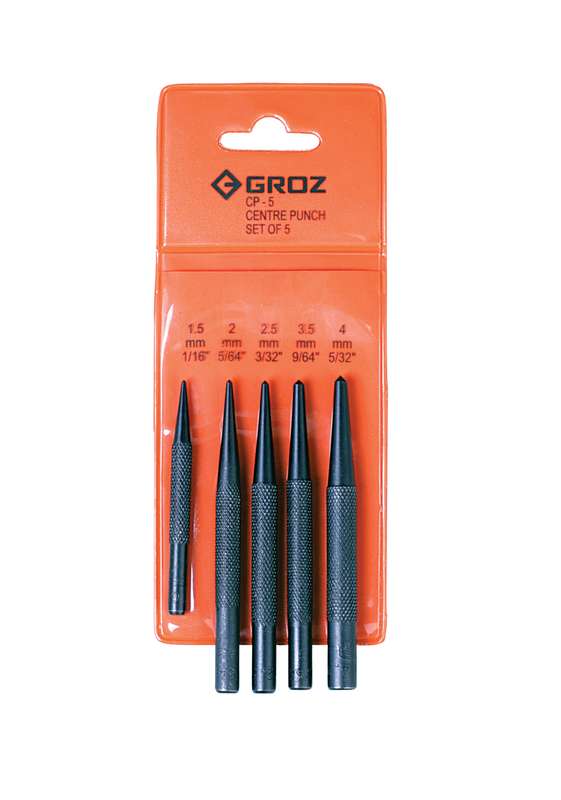 Groz Punch Centre Set Cp 5 P/5