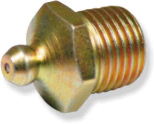 Groz Grease Nipple 1/4 Bsp Str 10 Pc
