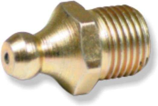 Groz Grease Nipple 1/8 Bsp Str 10 Pc