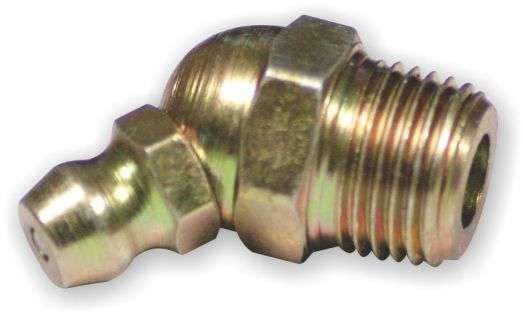 Groz Grease Nipple 1/8 Bsp 45 Deg 5 Pc