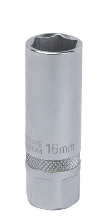 Groz Socket Sparkplug 1/2`` Dr 16 Mm Crv