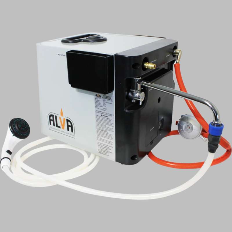 Alva Mini Portable Gas Water Heater (Camping, 4X4Ing, Fishing)