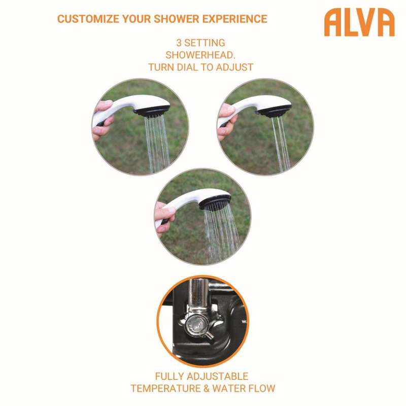 Alva Mini Portable Gas Water Heater (Camping, 4X4Ing, Fishing)