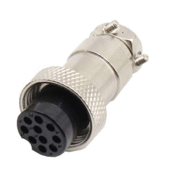 M16 10 W Mic Socket 5 A 125 V Aviation Connector Gx16 A 10 S