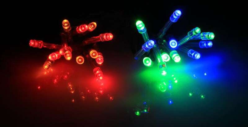 Led Light Chain Multicolour Battery Operated