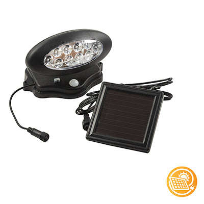 ***Solar Floodlight Black Led