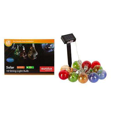 Solar 10 Lt Colour String Light Set