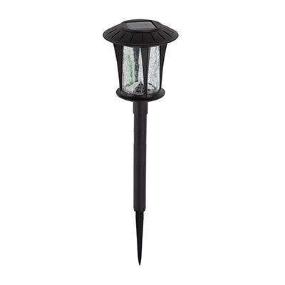 Solar Coach Light With Crack Glass Shade Sell In Pdq Of 12