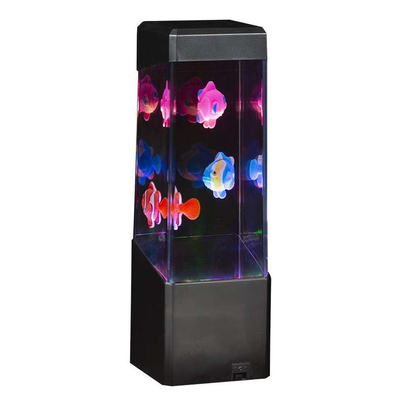 Novelty Led Fish Lamp Black