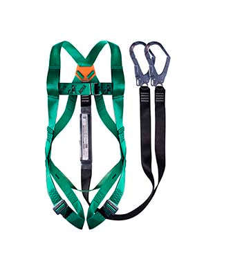 Bova Safety Harness Double Leg Lanyard+Scaff Hooks