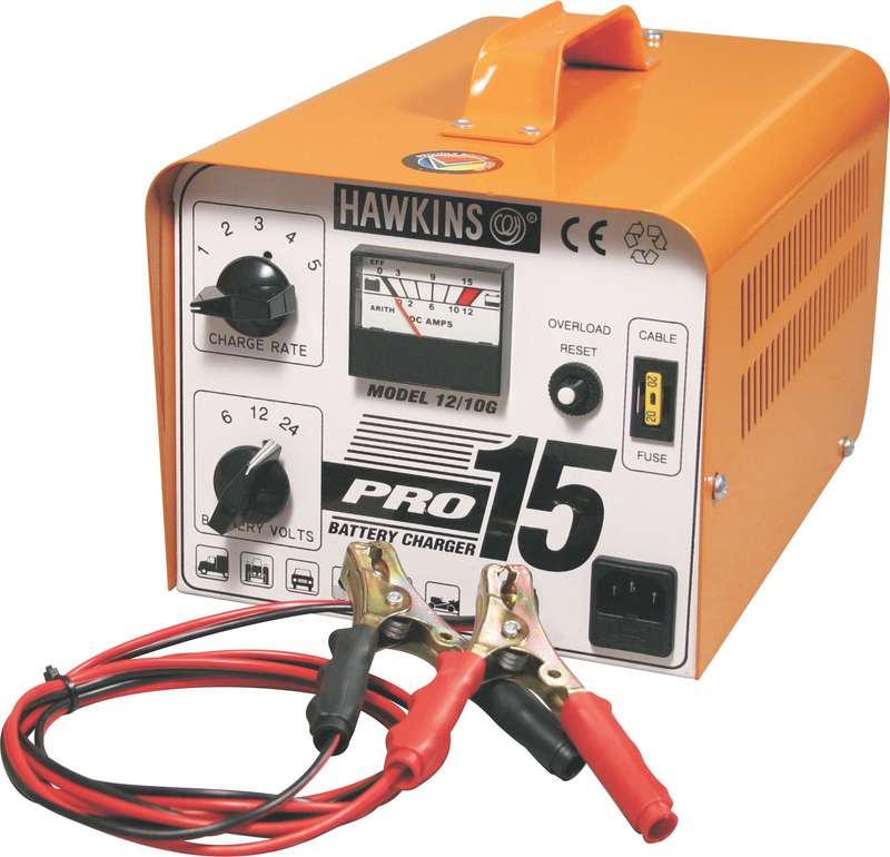 Battery Hawkins Pro15 Charger 6 24 V 10 A