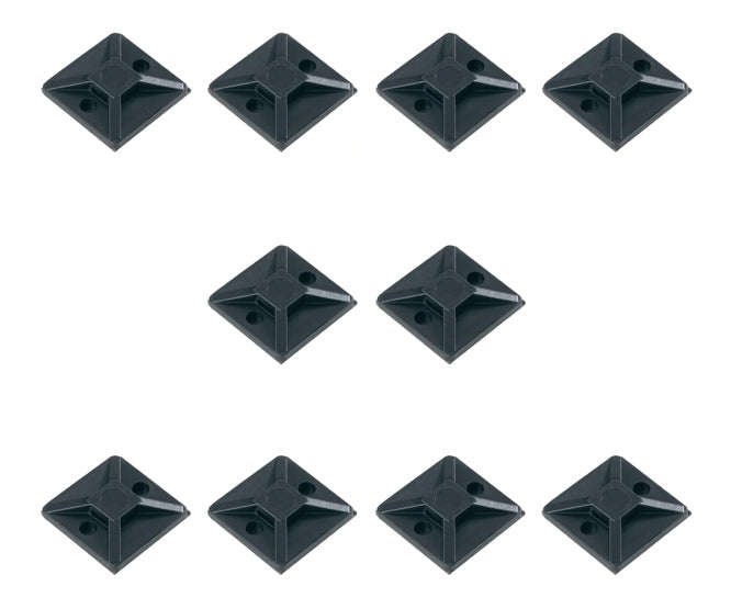 Adhesive Tie Mount 20x14mm Black Mpq10 Hc100 Bk *Dbk*