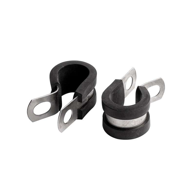 Hose Clamp 13 Mm X 12 Mm B/Width Rubber Lined Bulk