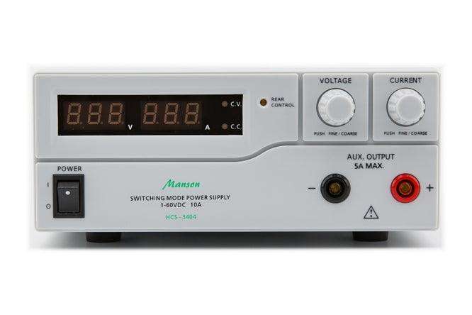 Lab / Bench Power Supply Dig 1 Ch 1 60 V 10 A Hcs 3404