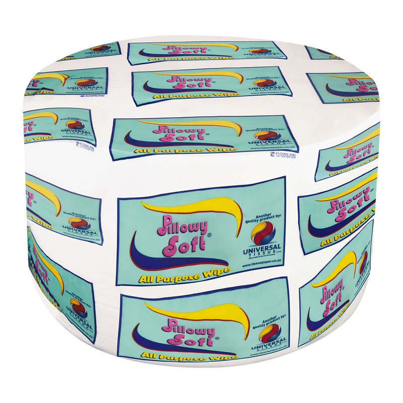 Pillowy Soft Paper Wipe 1 Ply Virgin 160 Mmx600 M