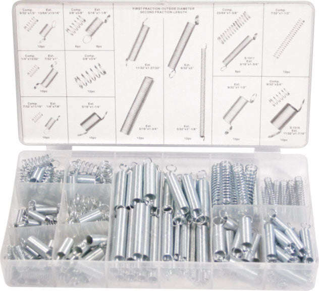 Assorted Mts Springs 200 Pc