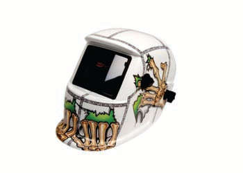 Helmet Mat Auto Dark Grind Opt White