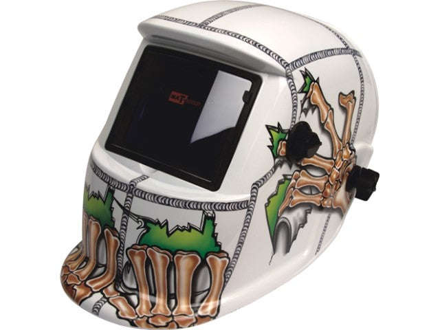 Helmet Mat Auto Dark Grind Opt White