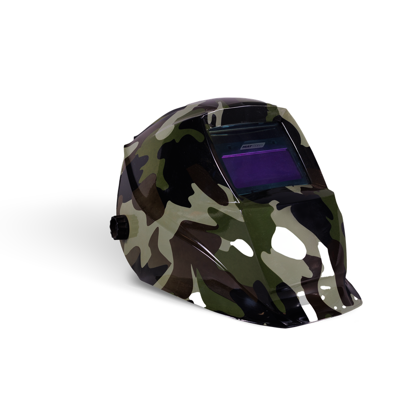Helmet Matweld Auto Dark Adj Camo