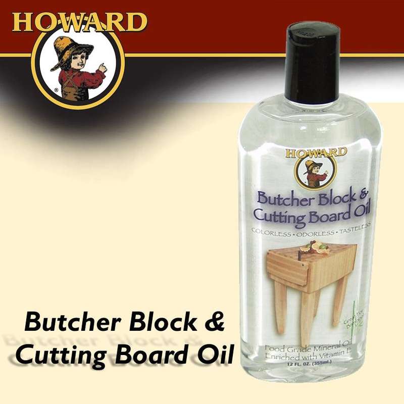 Howard Butcher Block & Cutting Board Oil 355 Ml