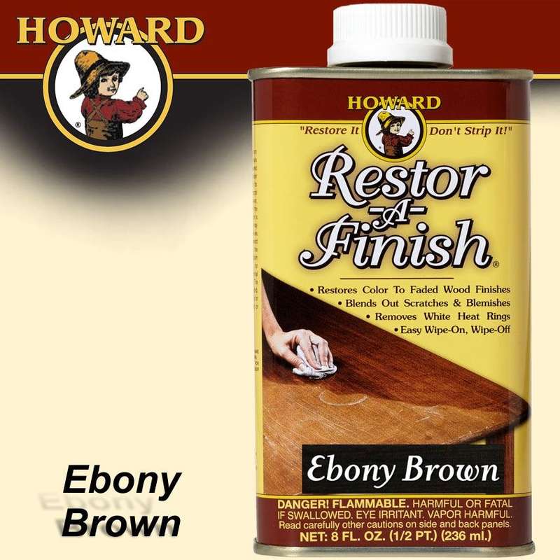 Howard Restor A Finish Ebony Brown 237 Ml
