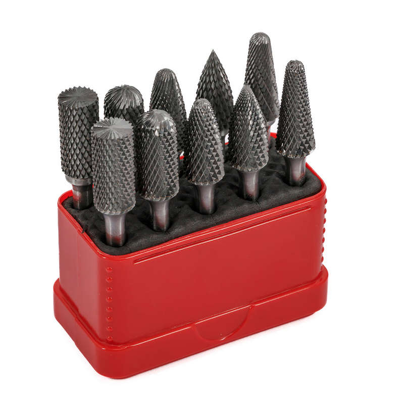 Euroboor Burrs Set Diamond Cut 10 Mmxxx