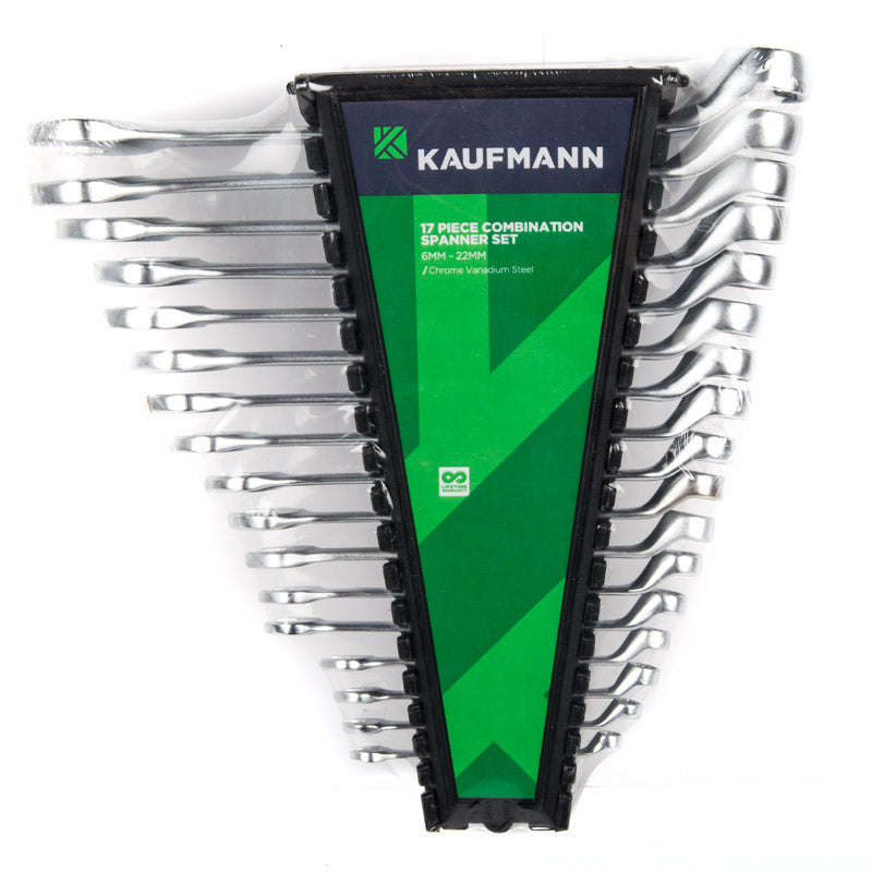 Kaufmann Spanner Set R/O Deep Offset 17 Pcs 6 22 Mm