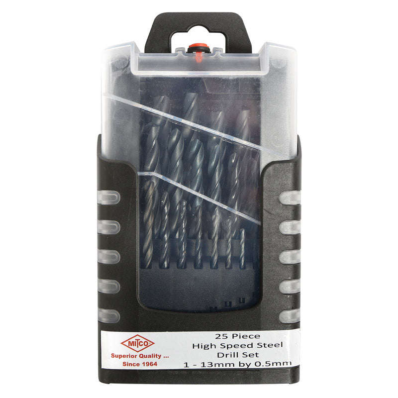 Mitco Drill Set Steel 25 Pc
