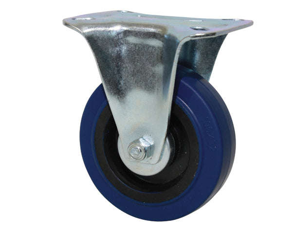Caslad Fixed Castor Elastic Rubber 100 Mm