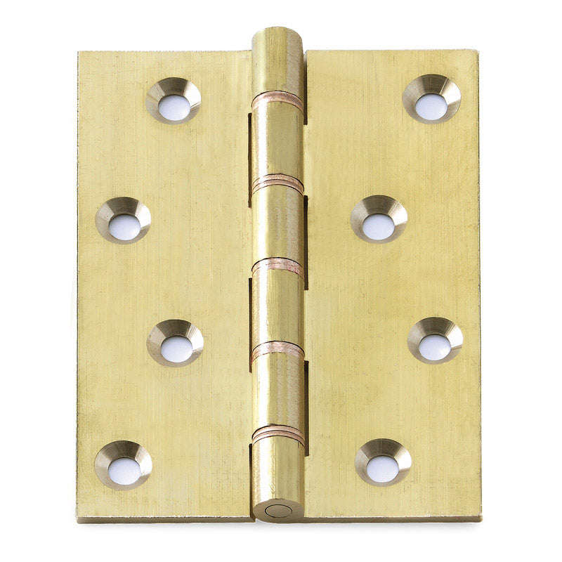 Kaufmann Butt Hinge 100 Mm Brass Nylon Washer(pair)